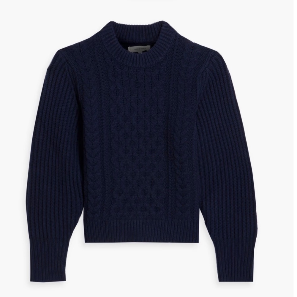 Chinti & Parker cable knit crew sweater - Picture 2 of 7